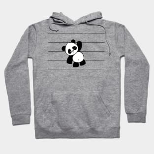 Cute Chilling Little Kawaii Baby Panda Bear Hoodie